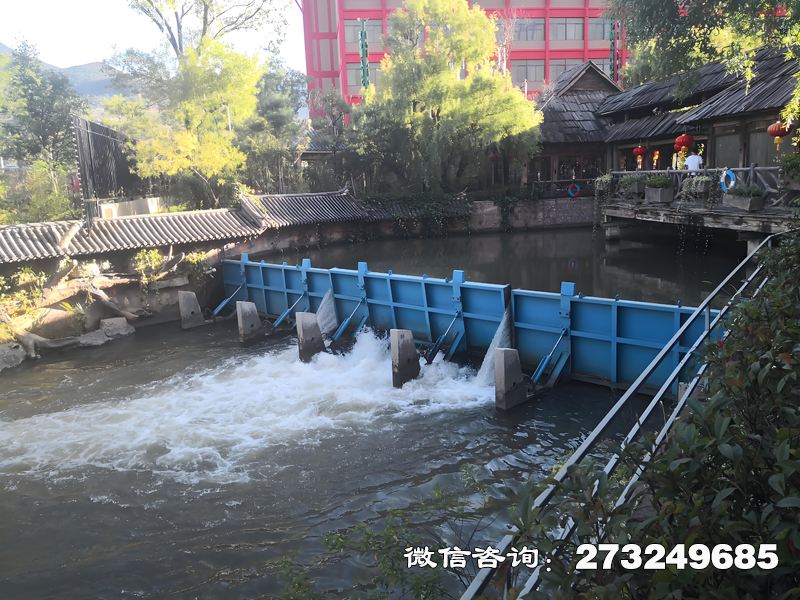 调水工程分水坝用于大型跨流域调水工程，由水务局、水利工程公司及规划部门采用。钢制坝体实现水资源跨区域分配，支持自动化控制系统集成。适配大流量输水需求，显著提升调水工程运行效率与水资源优化配置能力。调水工程分水坝价格电话微信联系厂家。